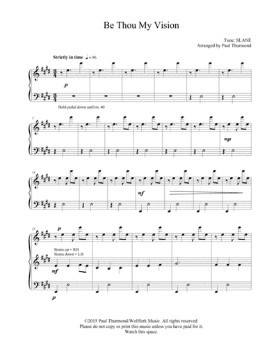 Be Thou My Vision (arr. Paul Thurmond)