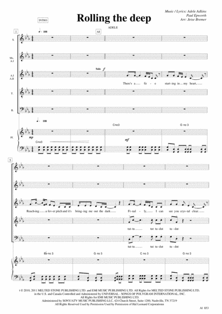 Rolling In The Deep (arr. Jetse Bremer)