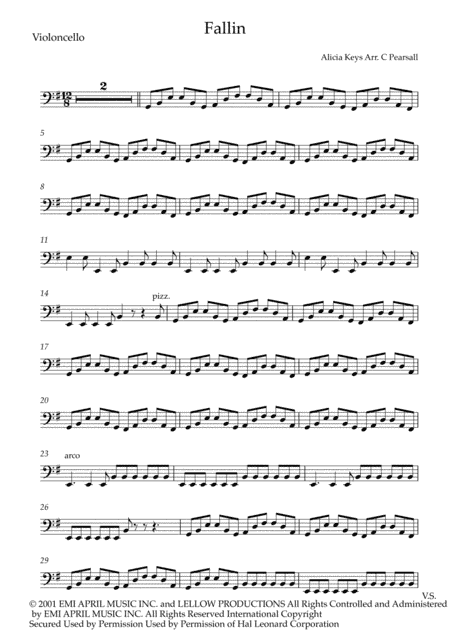 Fallin' (arr. Caroline Pearsall)