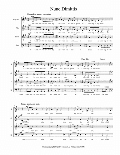 Nunc Dimittis