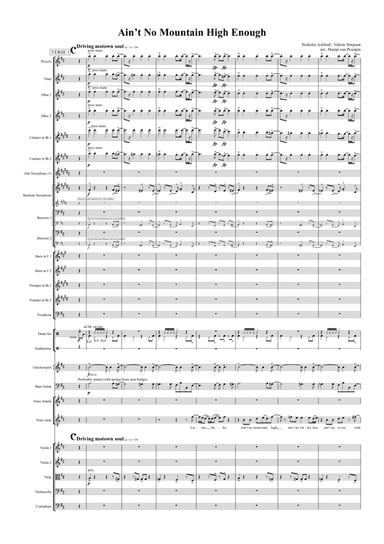 Ain't No Mountain High Enough (arr. Marijn van Prooijen)