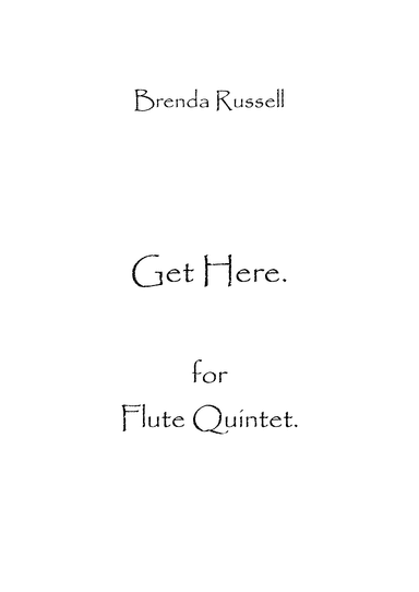 Get Here (arr. Spence Bundy)
