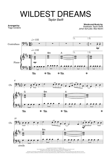 Wildest Dreams (arr. Tiago Cordeiro)