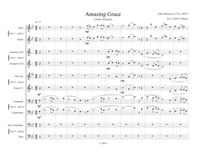 Amazing Grace (arr. Clark Cothern)
