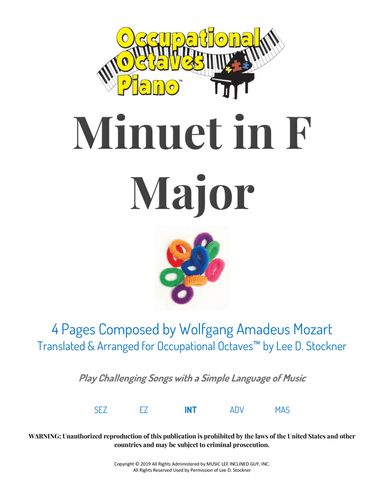 Minuet in F Major (Occupational Octaves™) (arr. Lee D. Stockner)