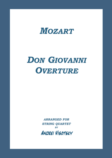Don Giovanni  Don Juan Overture (arr. A. Visotsky)