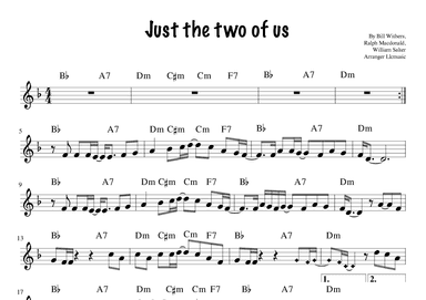 Just The Two Of Us (arr. Lkmusic)