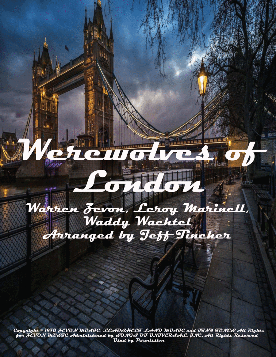 Werewolves Of London (arr. Jeff Tincher)