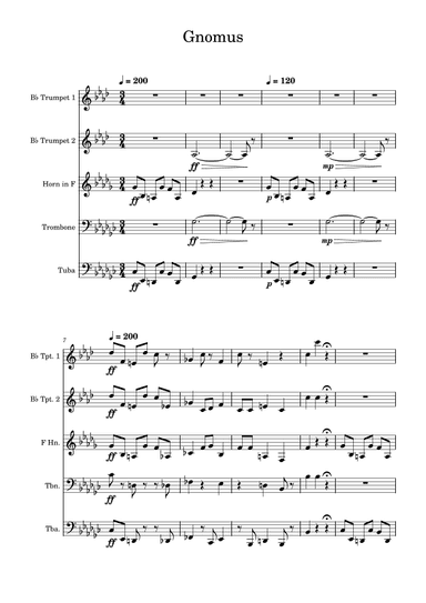 Gnomus - Pictures at an Exhibition (arr. Edward Fall)