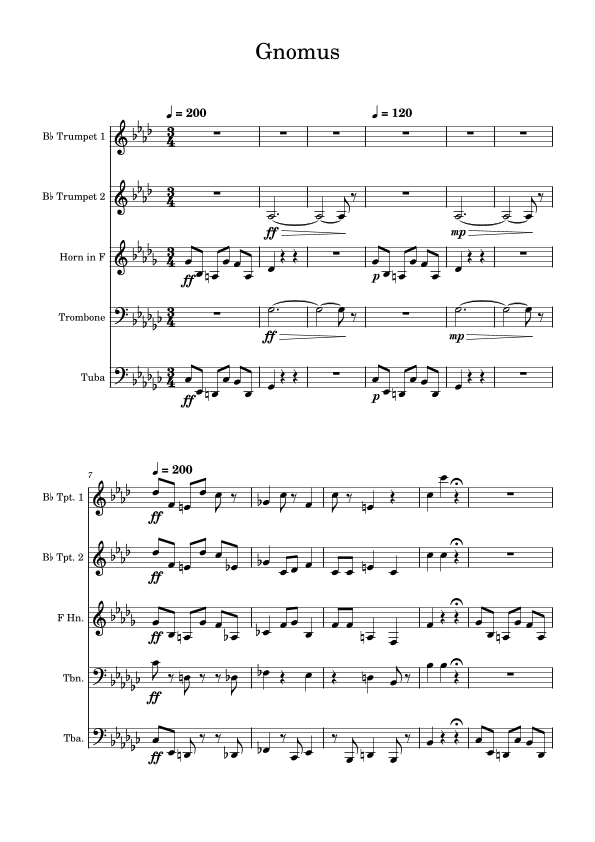 Gnomus - Pictures at an Exhibition (arr. Edward Fall)