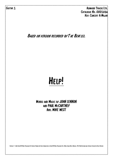 Help! (arr. Mike West)