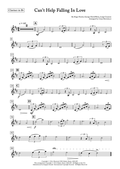 Can't Help Falling In Love (arr. ACT Bortolucci)