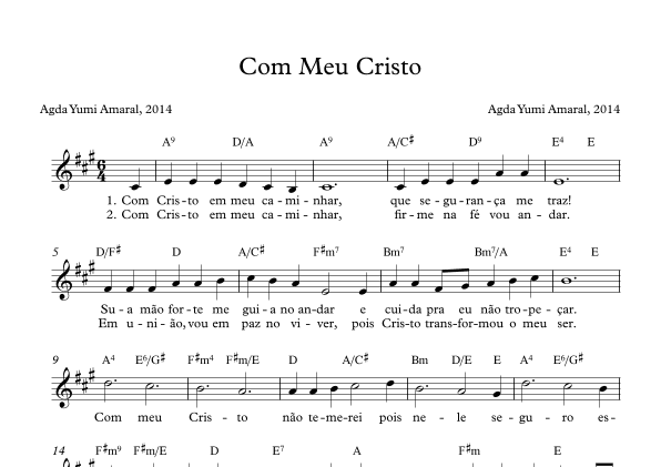 Com meu Cristo