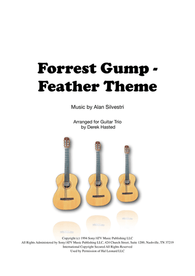 Forrest Gump - Main Title (Feather Theme)  from the Paramount Motion Picture FORREST GUMP (arr. Derek Hasted)