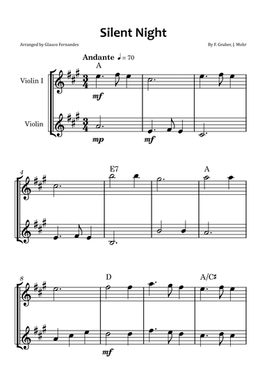 Silent Night (arr. Glauco Fernandes)