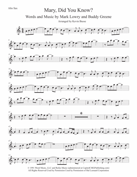 Mary, Did You Know? (arr. Kevin Busse)