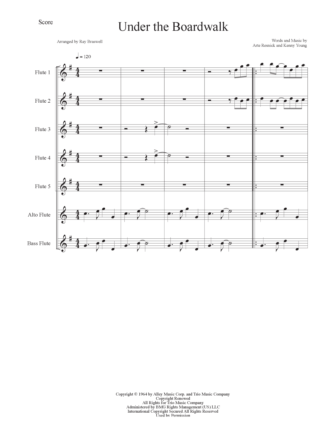 Under The Boardwalk (arr. Ray Braswell)