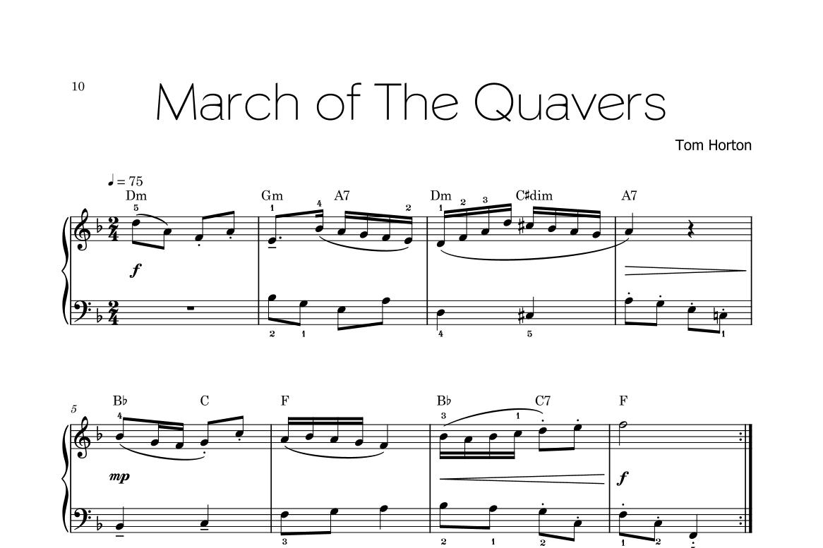 March of The Quavers