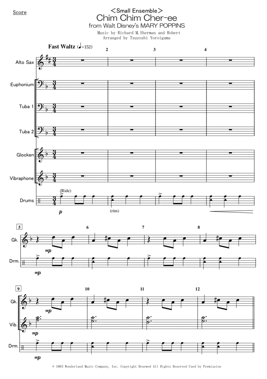 Chim Chim Cher-ee (arr. Tsuyoshi Yoroiguma)