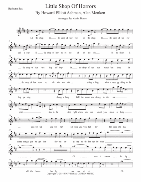 Little Shop Of Horrors (arr. Kevin Busse)