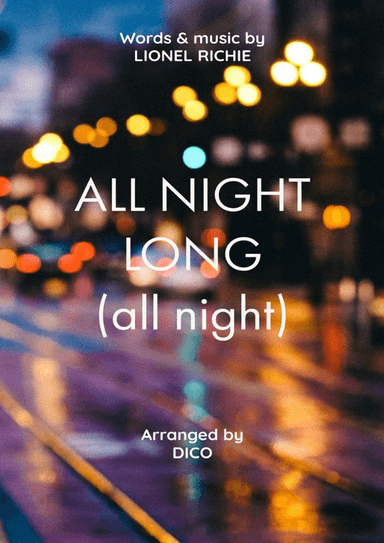 All Night Long (all Night) (arr. Dico)