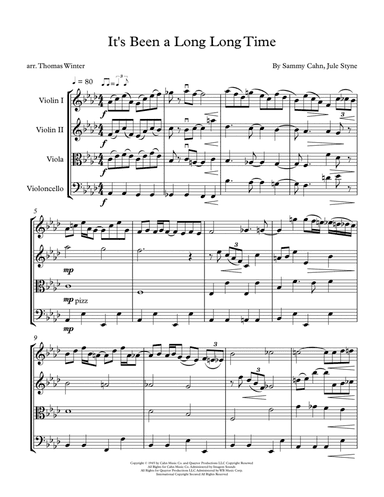 It's Been A Long, Long Time (arr. Thomas Winter)