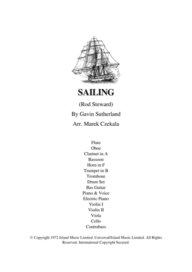 Sailing (arr. Marek Czekala)