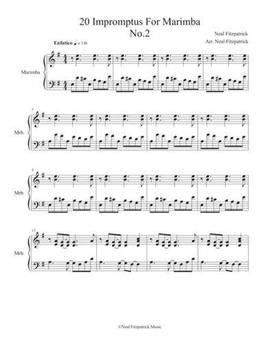 Impromptu No.2 For Marimba