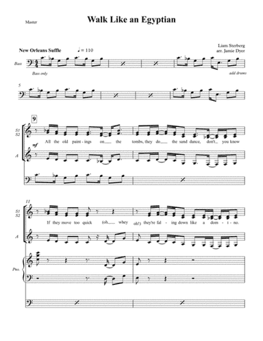 Walk Like An Egyptian (arr. Jamie Dyer)