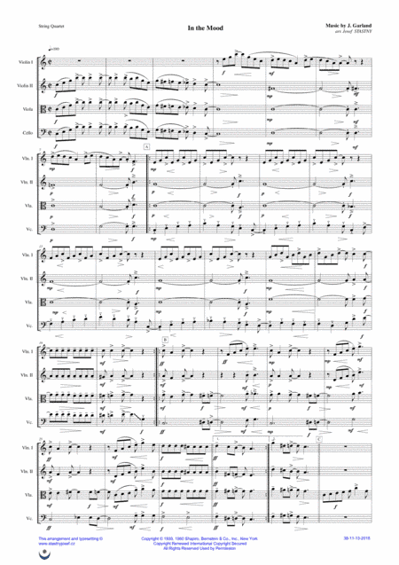 In The Mood (arr. Josef Štastný)