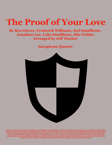 The Proof Of Your Love (arr. Jeff Tincher)