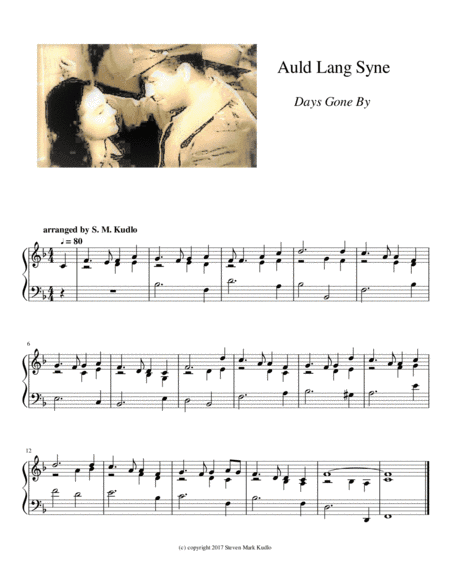 Aud Lang Syne (Days Gone By) (arr. Steven Kudlo)