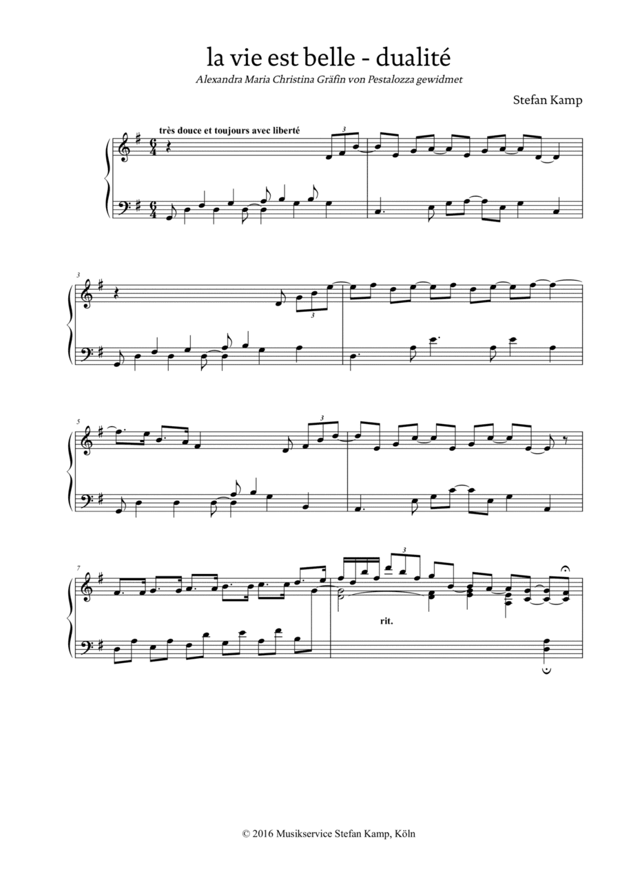 Dualité (La vie est belle)