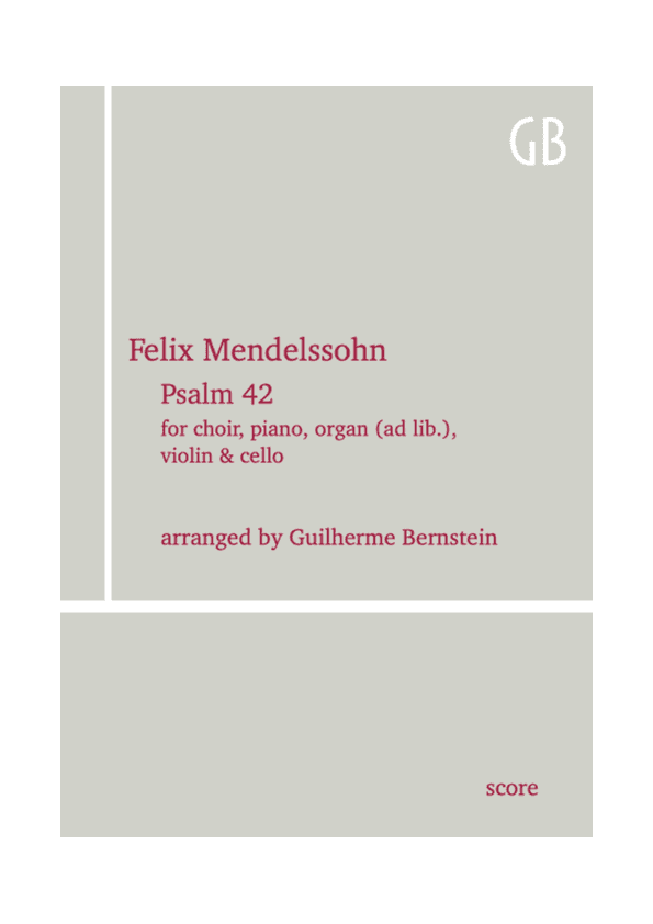 Psalm 42 (arr. Guilherme Bernstein)