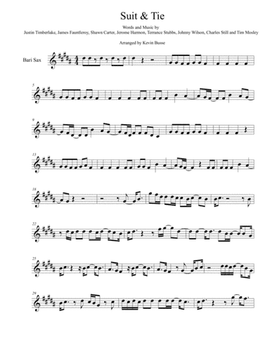 Suit & Tie (arr. Kevin Busse)
