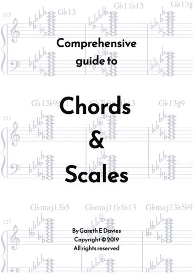 Comprehensice guide to Chords & Scales - Chord and Scale Manual