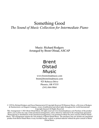 Something Good (arr. Brent Olstad, ASCAP)