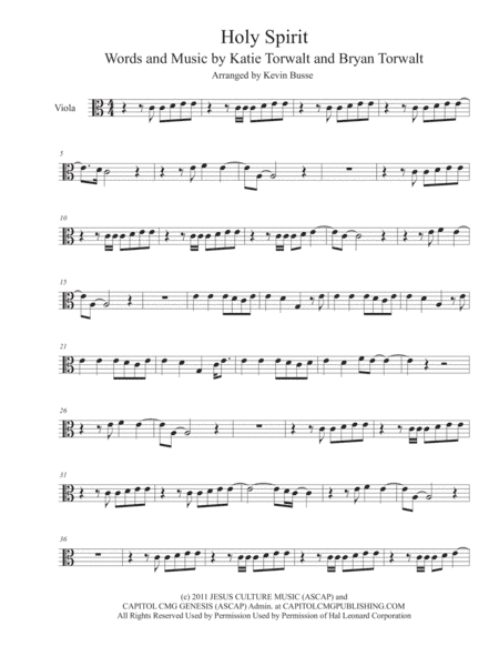 Holy Spirit (arr. Kevin Busse)