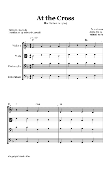 At the Cross, Her Station Keeping (arr. Márcio Silva)