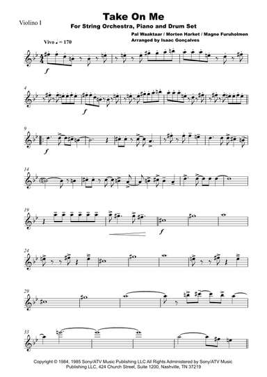 Take On Me (arr. Isaac Gonçalves)
