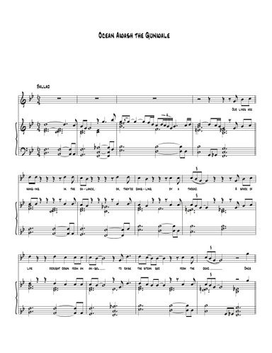 Ocean Awash The Gunwale (arr. Biegler)