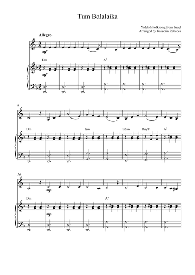 Tum Balalaika (arr. Kaiserin Rebecca)
