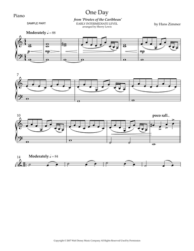 One Day (arr. Sherry Lewis)