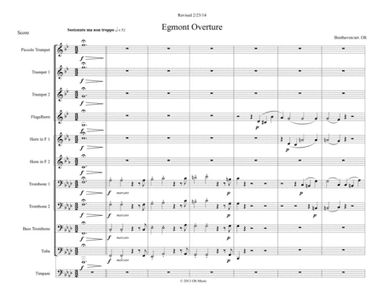 Egmont Overture (arr. Tim Olt)