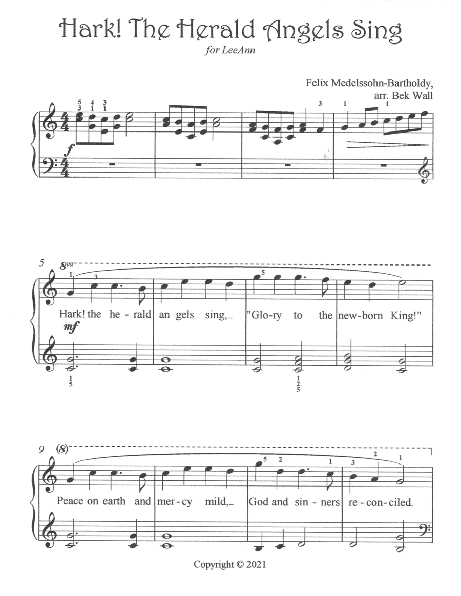 Hark! The Herald Angels Sing (arr. Rebekah Wall)