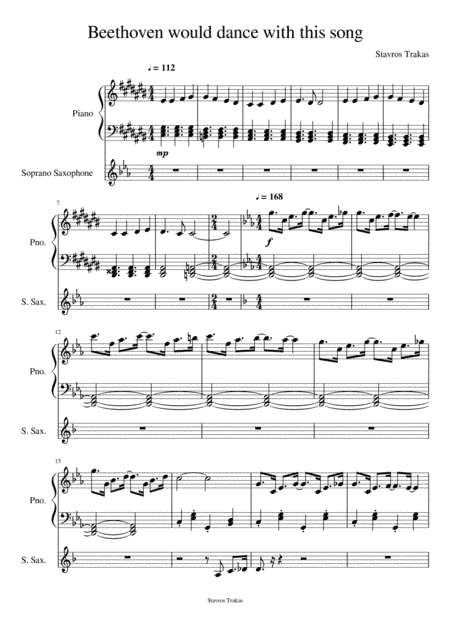 Beethoven would dance with this song