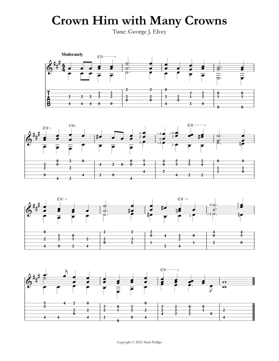 Crown Him with Many Crowns (arr. Mark Phillips)