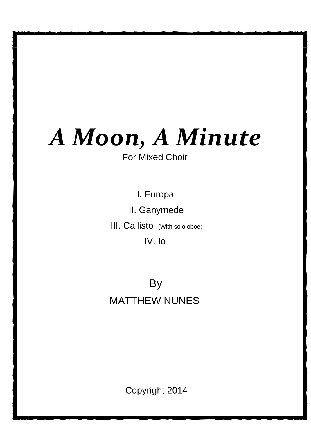 A Moon, A Minute