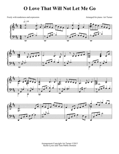 O Love That Will Not Let Me Go (arr. Art Turner)