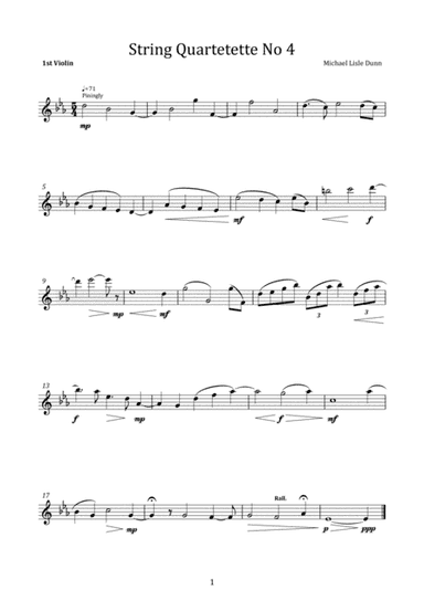 String Quartetette No 4